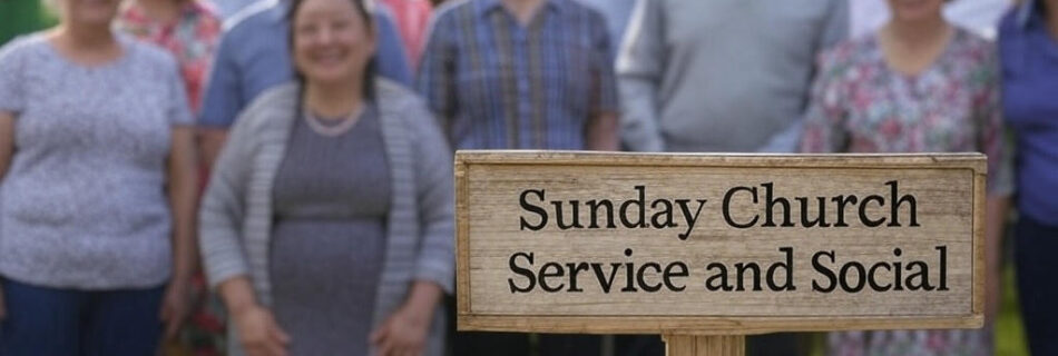 Sunday Church Service and Social